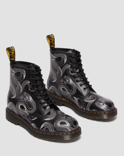 Ботинки Dr Martens 460 Serpent Print Black