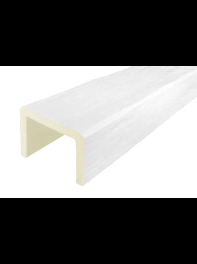 Декоративная балка из полиуретана Country Decor (WOOD LOOK) строганая М16 (160х100) белый