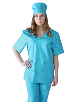 Костюм Хирургический (универсальный) бирюзовый