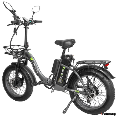 Электровелосипед Syccyba H2 (F11) DUAL 20AH серый