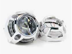 Бленда (маска) для линз №31 Porsche Panamera Led ДХО с функцией притухания 3.0 дюйма, 1шт