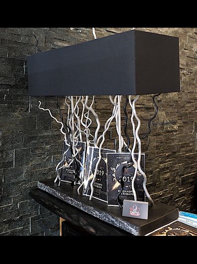 Декоративная дизайнерская лампа настольная forest