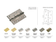 Петля MORELLI стальная универсальная MS 100X70X2.5-4BB SN Цвет - Белый никель