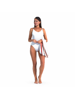 пляж Девушка с полотенцем Elena 1104