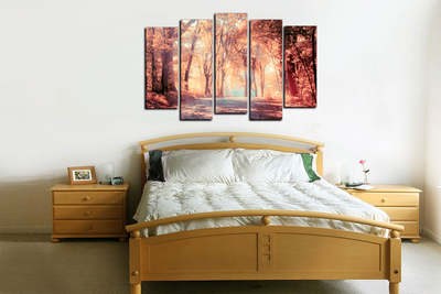 Модульная картина "Осенний день"