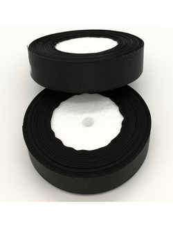 Репсовая лента 25 мм, цвет коричневый