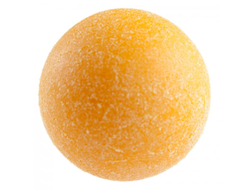 Мяч для футбола, шероховатый пластик, D 36 мм (желтый)