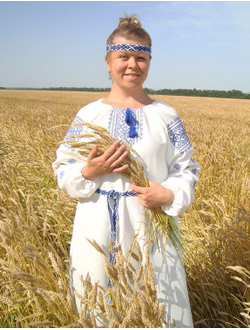 Платье-рубашка "Купальские Узоры"