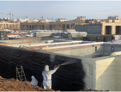 Гидроизоляция фундамента полимочевиной