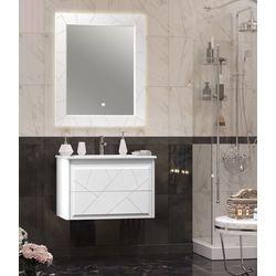 Мебель для ванной Opadiris Луиджи 80 белый матовый