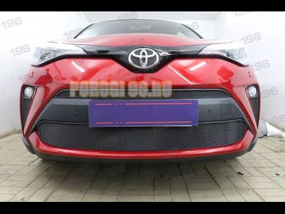 Защита радиатора для Toyota C-HR 2019- black низ
