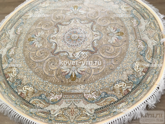 КОВЕР ИРАНСКИЙ Mashad 1500 G144 nescafee / 1.5*1,5 м круг