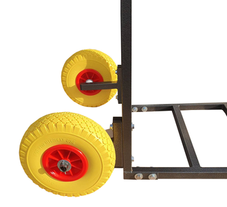 ТЕЛЕЖКА ДЛЯ ЛОДОЧНОГО МОТОРА РАЗБОРНАЯ   "ТРАНЦЕВАЯ-АВТО" Литые колеса