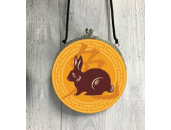 Сумка круглая год Кролика №15