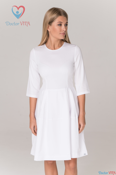 ПЛАТЬЕ медицинское Dr.Super "Happy" белое