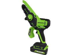 Аккумуляторная мини пила Greenworks G24MCS10