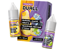 DUALL TANDEM SALT (20 MG) 30ml - АНАНАС / ДЫНЯ / МАНГО & ЛЕДЯНЫЕ ЛЕСНЫЕ ЯГОДЫ