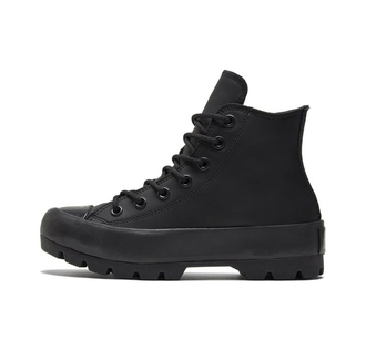 Кеды Converse All Star Lugged total black черные высокие кожаные