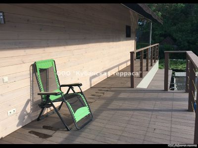 Террасная доска Bruggan Multicolor полнотелая Wenge