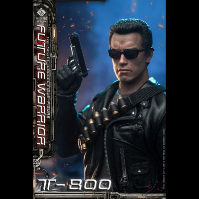 Терминатор Т-800 (Арнольд Шварценеггер, "Терминатор 2: Судный День") - КОЛЛЕКЦИОННАЯ ФИГУРКА 1/6 scale Future Warrior T800 (PT-sp39) - PRESENT TOYS