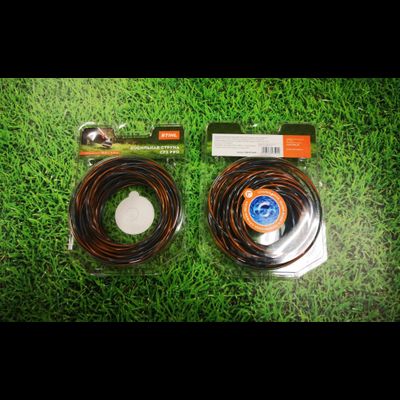 Косильная струна круглого сечения 2,7 мм х 15 м. Красная NEW