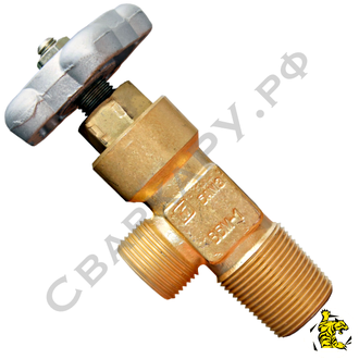 Вентиль газовый мембранный БАМЗ ВБМ-1 W27.8 - G3/4 20МПа Ar, He, N2