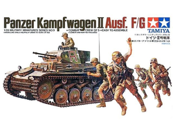 Сборная модель: (Tamiya 35009) Немецкий танк Pzkpw II Ausf F/G