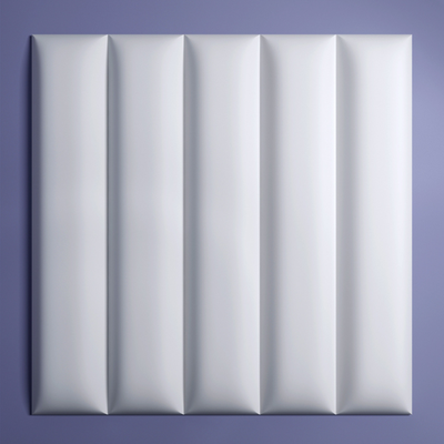 Стеновая панель Bello Deco СП19, 3D, дюрополимер, влагостойкая, под покраску, 50х50х3.5 см