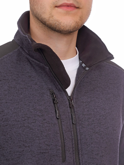 Куртка (свитер) флисовая SSC 3318-58, цв. темно-синий