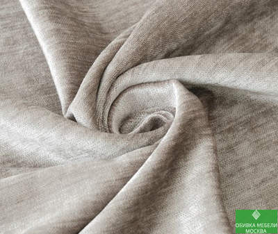 Однотонная ткань шенилл