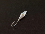 Мормышка паяная Глазок серебро вес.0.16 gr.15 mm. d-2.5 mm. купить