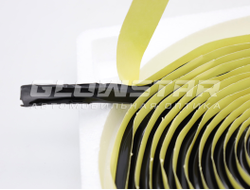 Герметик Mikazuki Black Hot жесткий, черный (рулон)