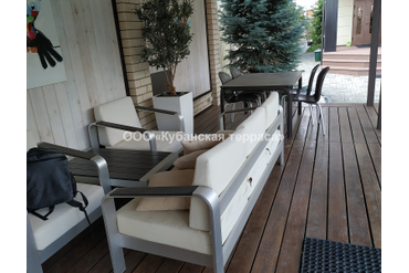 Терраса из лиственницы 