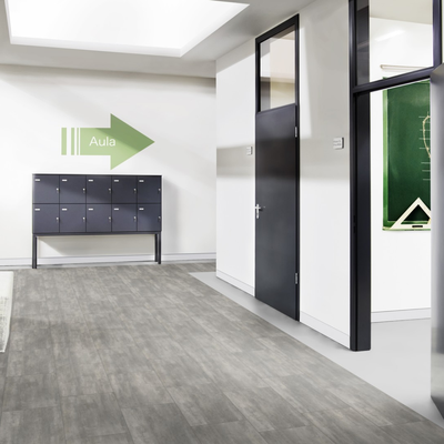 Виниловый пол Wineo 400 Stone Courage Stone Grey MLD00137 (на HDF-плите)