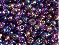 БИСЕР PRECIOSA 10/0 - 50г - 21060 ПРОЗРАЧНЫЙ РАДУЖНЫЙ ФИОЛЕТОВЫЙ