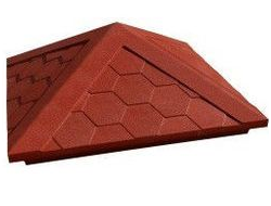 Колпак на столб полимернопесчанный 385х385 мм