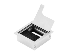 Пропуск для кабеля прямоугольный  80х80мм  Алюминий Ordi