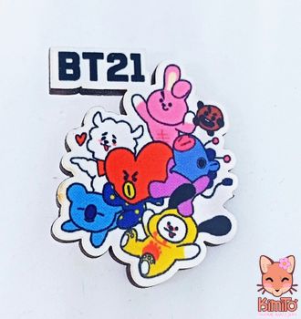 BTS (BT21) брошь в ассортименте