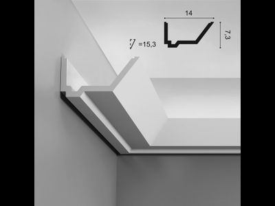 Карниз C358 Rail - 7,3*14*200см