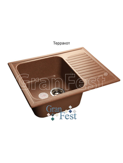 Керамическая мойка Granfest Гранфест GF-S645L реверсивная 1 секционная мойка