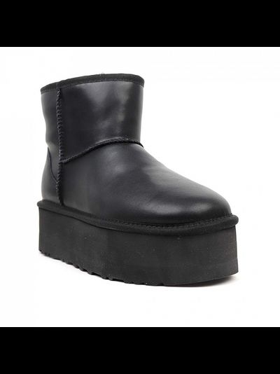 UGG Classic Mini Platform Leather Black