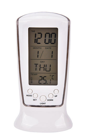 лед, led, часы, будильник, подсветка, синяя, температура, термометр, белые, sq-510, время, clock