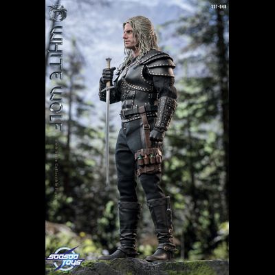 Ведьмак Геральт (Генри Кавилл, "The Witcher" Netflix) - КОЛЛЕКЦИОННАЯ ФИГУРКА 1/6 white wolf (SST048) - Soosoo toys