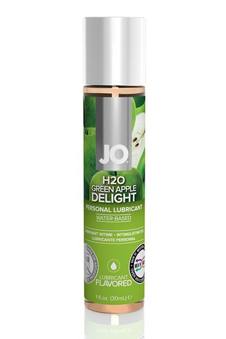30385 Вкусовой лубрикант "Зеленое яблоко " / JO Flavored Green Apple H2O 1oz - 30 мл. (копия)