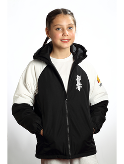 Куртка на синтепоне с вышивкой символики