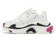 Balenciaga Triple S Sneaker Allover Logo White Pink женские