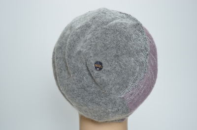 Вязаный берет итальянский