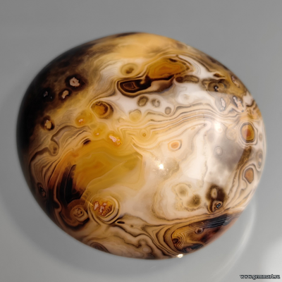 Агат, галтель. Мадагаскар. 55*48*32мм