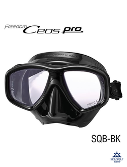 Маска для дайвинга TUSA Ceos Pro M-212SQB черный силикон, антиблик. линзы