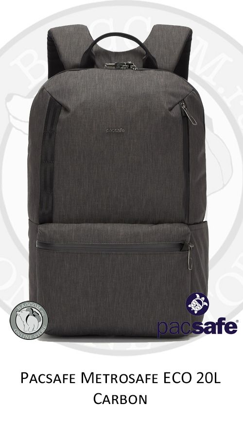 Pacsafe Metrosafe Eco 20L темно-серый